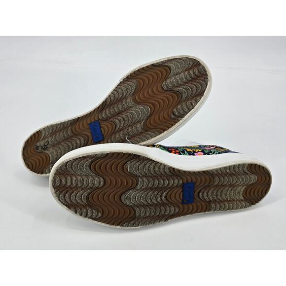 Keds x Rifle Paper Co. Double Decker Garden Party  Canvas Slip-Ons  US 10 - Picture 7 of 10